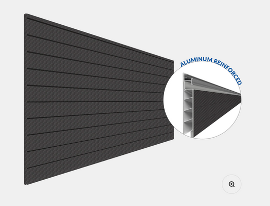 Carbon Fiber Slatwall- 8 ft. x 4 ft.